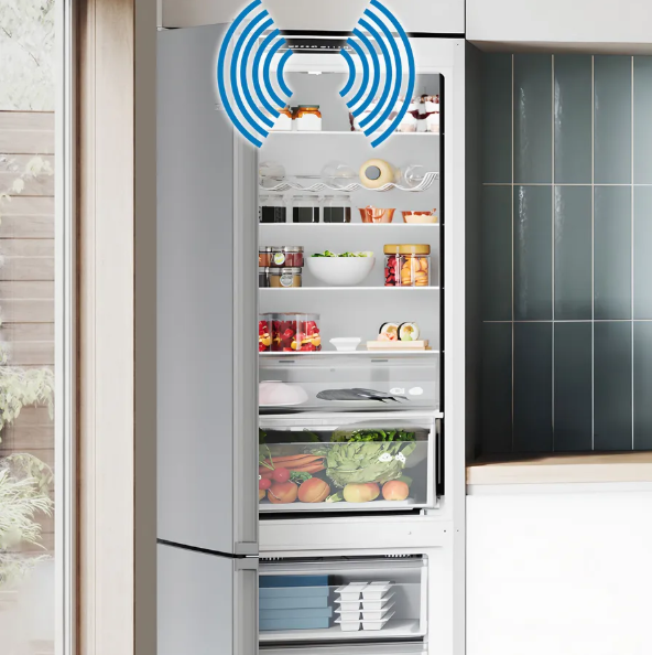  If you forget to close the door, an alarm will remind you.